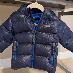 Patagonia Kids' Navy Down Puffer Jacket